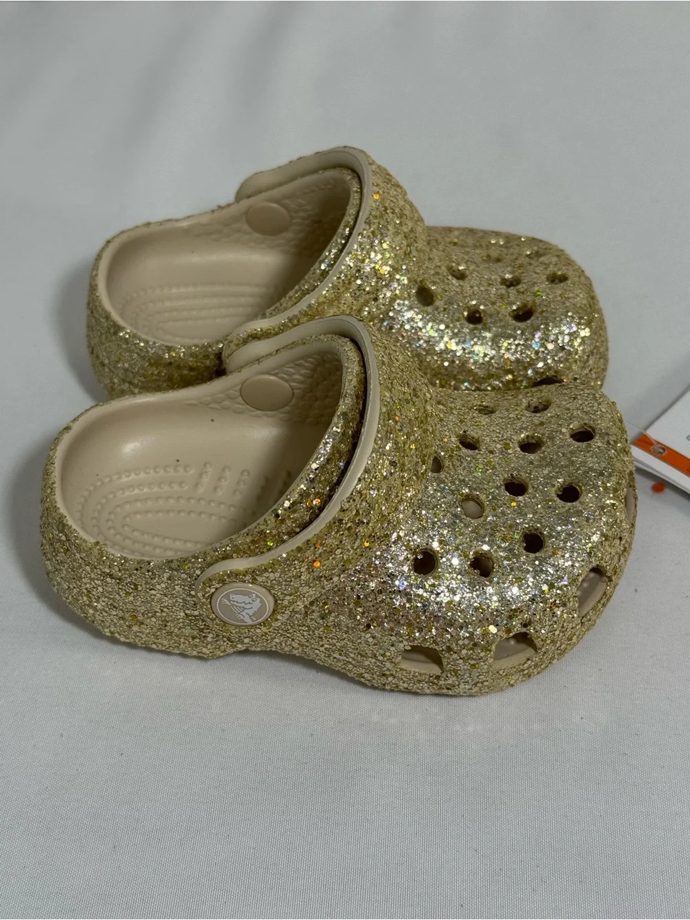 CROCS glitter covered